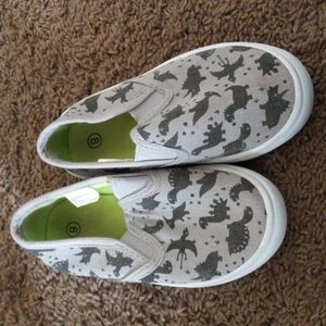 Toddler Canvas Dinosaur Shoes